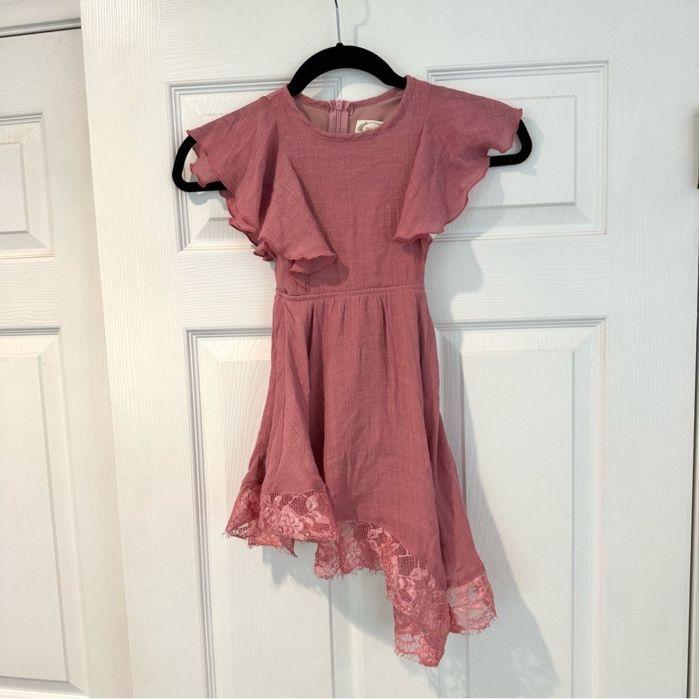 Joyfolie little girls size 2 Lakynna dress in rose petal